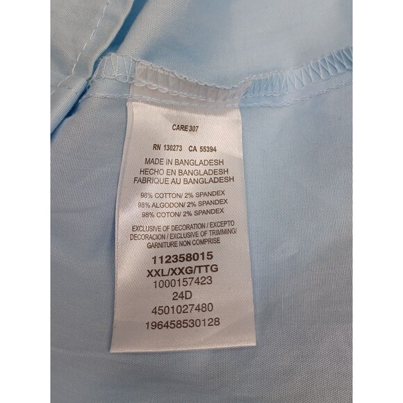 Wrangler Retro Womens Long Sleeve Shirt Western Blue Plus Sz XXL - Picture 6 of 7